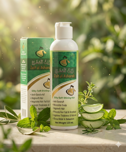 Zait Ul Asharah – Ten Treasures Herbal Hair Oil | Root Strengthening & Hair Nourishment Formula